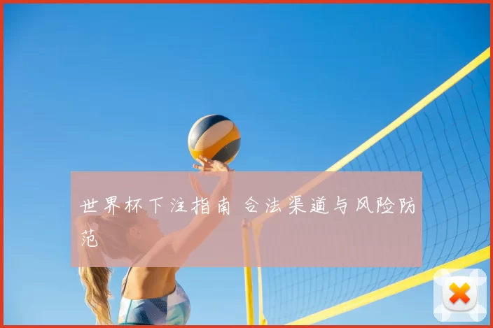 世界杯下注指南 合法渠道与风险防范