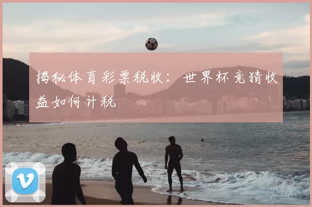 揭秘体育彩票税收:世界杯竞猜收益如何计税