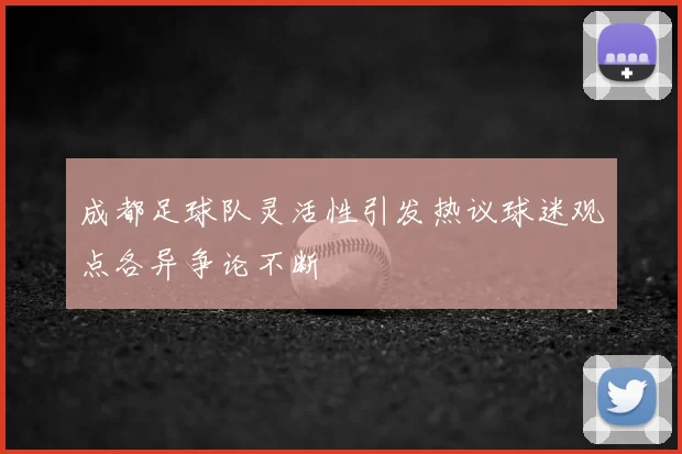 成都足球队灵活性引发热议球迷观点各异争论不断